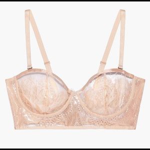 Hyper Real Lace and Vinyl Bustier